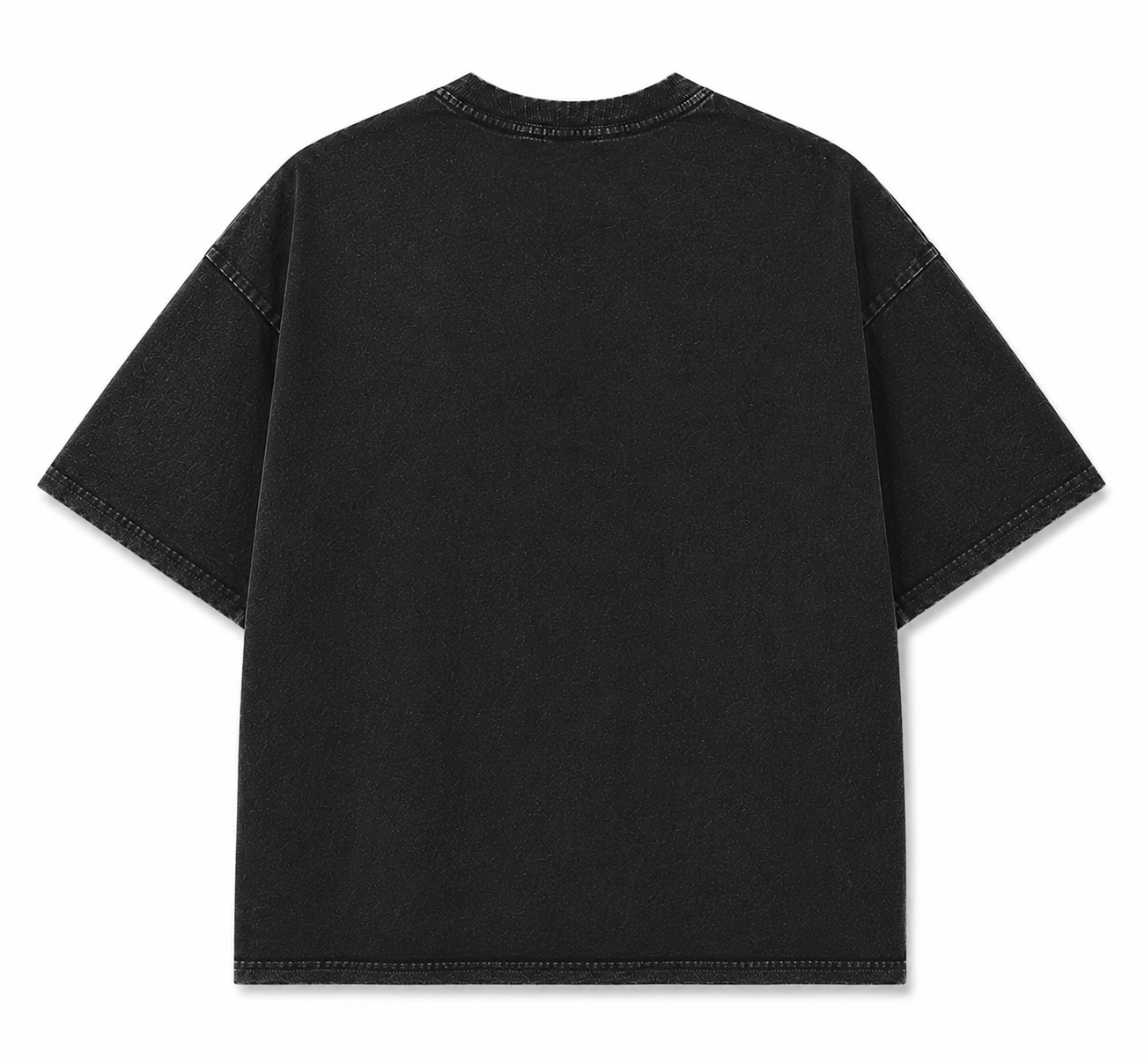 COLDWRLD Washed Oversized Tee – Black BUGBLUF