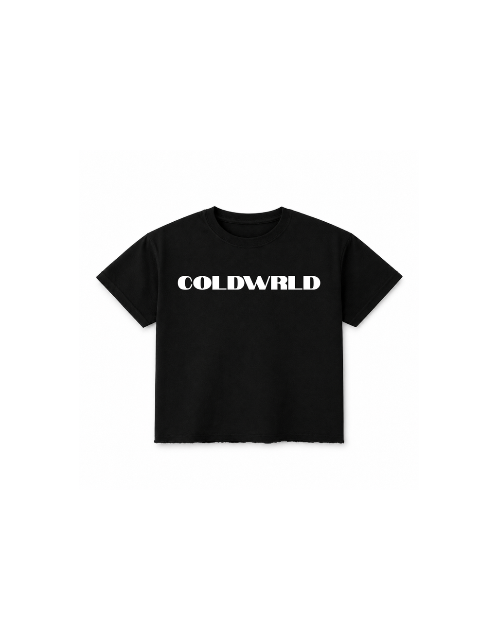 COLDWRLD Essential Boxy Tee – Black BUGBLUF