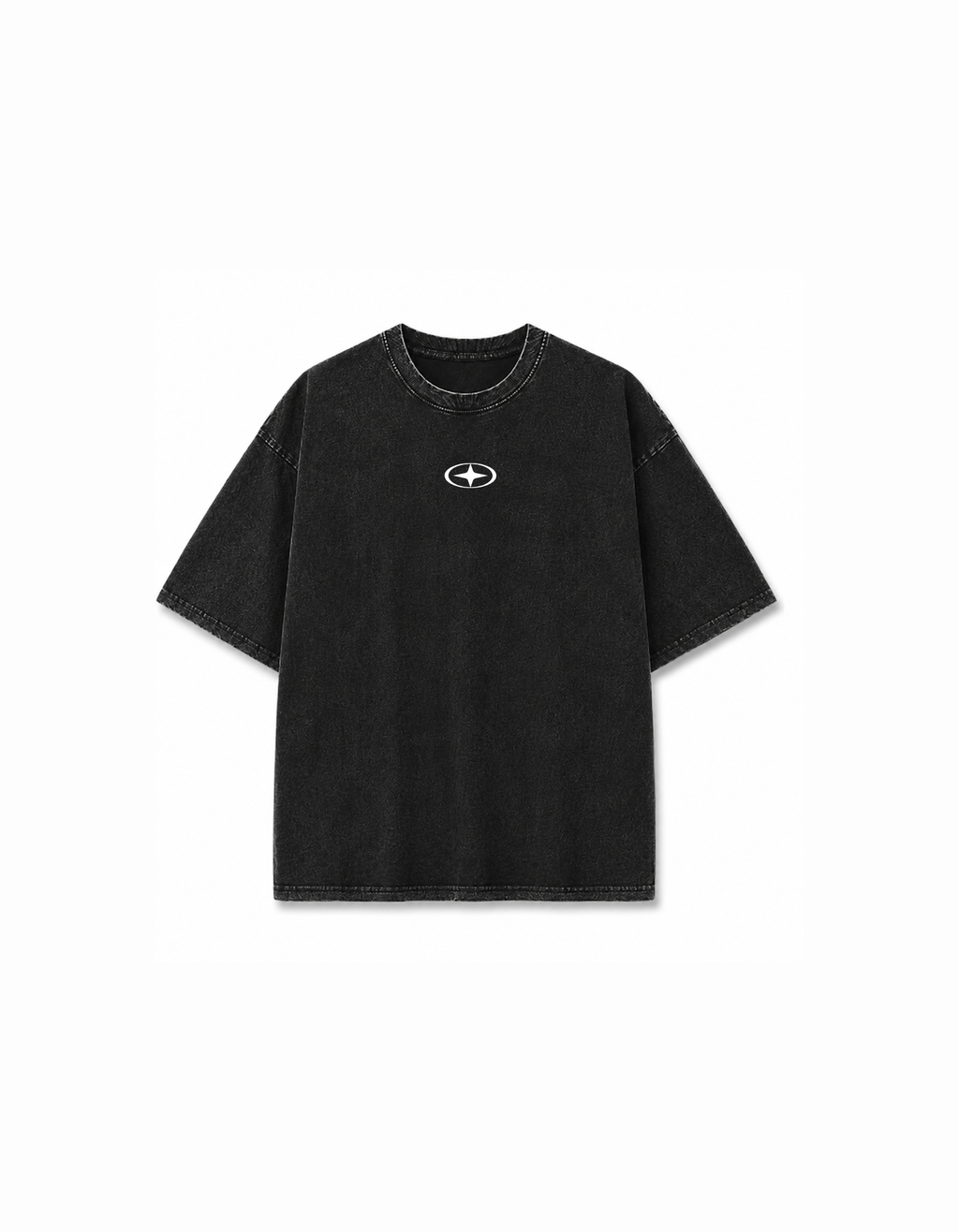 COLDWRLD Washed Oversized Tee – Black BUGBLUF
