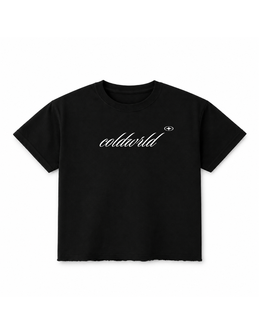 Crying For? Oversized Boxy Fit T-Shirt - Black Coldwrld